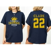 Caitlin Clark 22 Double Sided T-shirt, Caitlin Clark Shirt, Tee Women Basketball Unisex Tshirt, Caitlin Clark #22, Indiana Fever, Navy Color